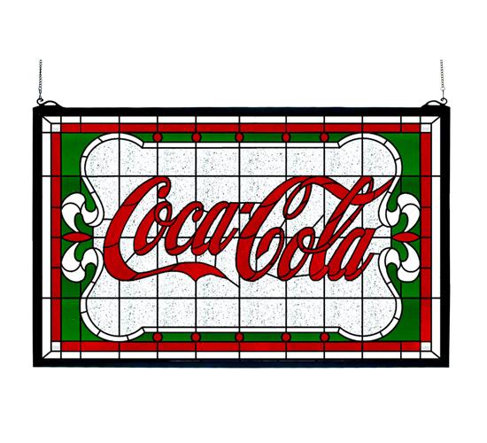 Coca Cola Stained Glass popular