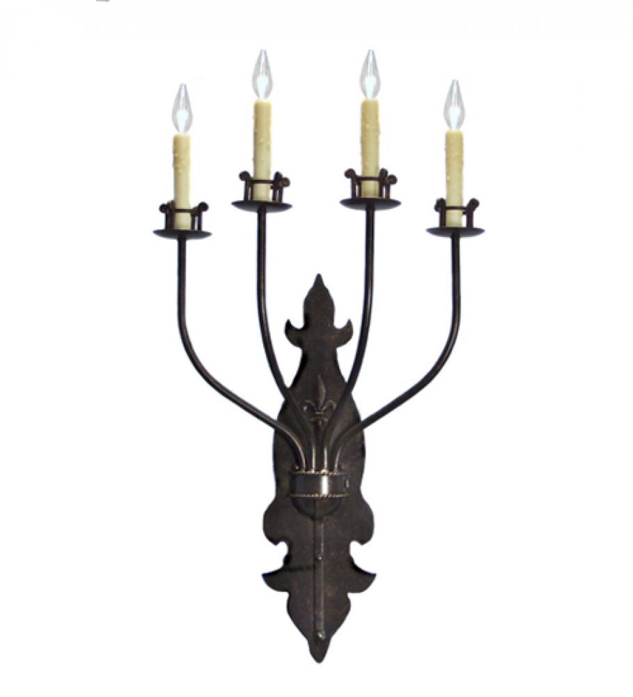 20" Wide Beatrice 4 Light Wall Sconce