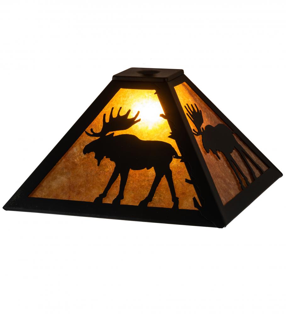 12" Square Moose Shade