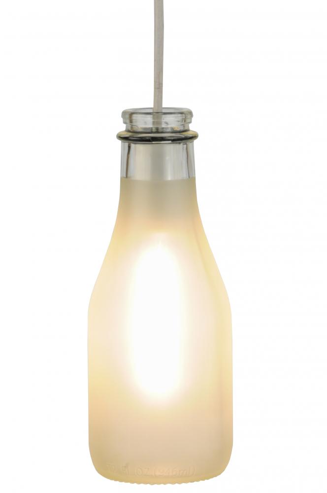 5"W Milk Bottle Mini Pendant