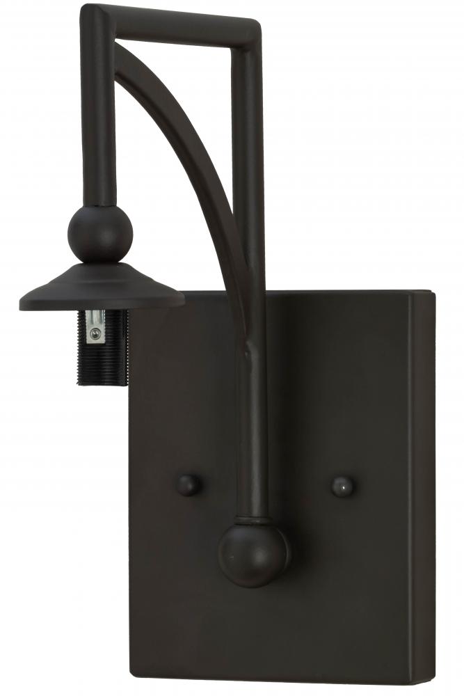 5"W Oil Rubbed Bronze 1 LT Wall Sconce Hardware
