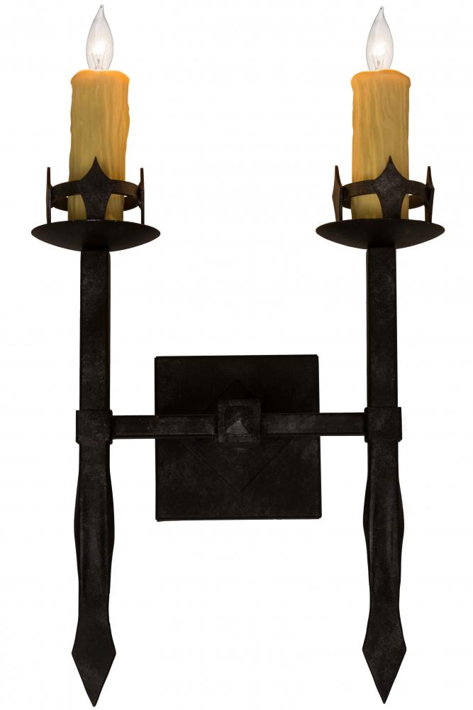 14.5"W Castilla 2 LT Wall Sconce