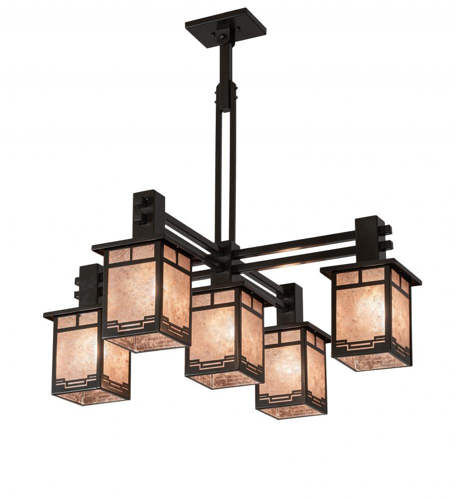 36" Wide Roylance 5 Light Chandelier