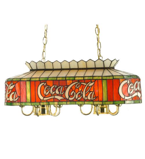 24" Long Coca-Cola Oblong Pendant