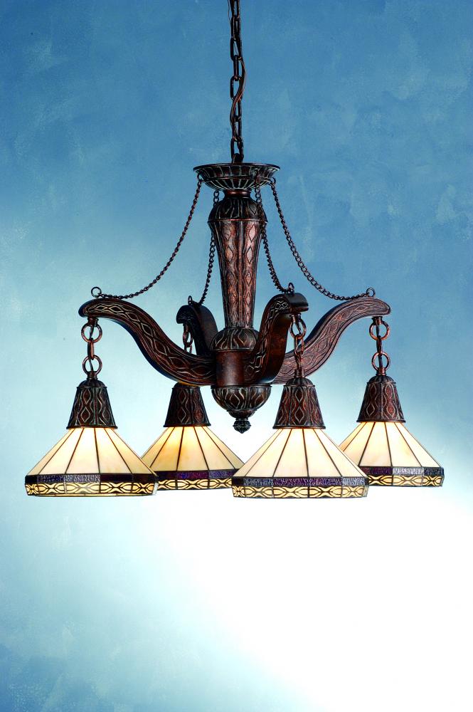 32"W Crestwood 4 LT Chandelier