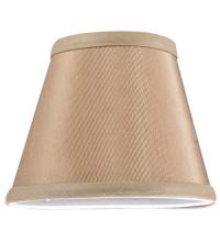 Meyda White 117279 - 5"W X 4"H Faille Taupe Shade