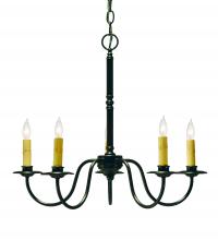 Meyda White 118671 - 22" Wide Edson 5 Light Chandelier