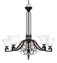 Meyda White 119775 - 36" Wide Suri Chandelier