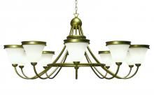 Meyda White 120256 - 72" Wide Gala 10 Light Chandelier