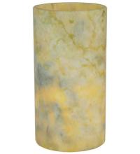 Meyda White 121494 - 3.4"W Cylindre Light Green Jadestone Shade