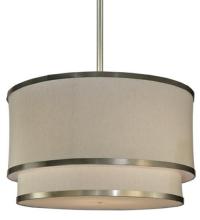 Meyda White 131965 - 72"W Cilindro Two Tier Pendant