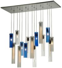 Meyda White 133568 - 48" Long Cilindro 15 LT Cascading Pendant