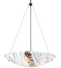 Meyda White 133979 - 25" Wide Metro Fusion Ramoscelli Inverted Pendant