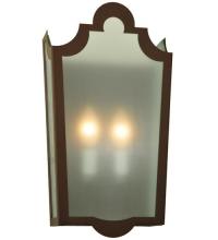 Meyda White 134174 - 8" Wide French Market Wall Sconce