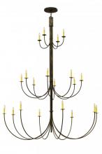 Meyda White 140807 - 78"W Cheal 20 LT Chandelier