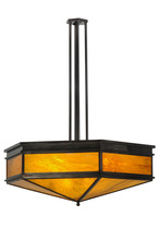 Meyda White 141558 - 45"W Davis Street Octagon Inverted Pendant