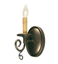 Meyda White 146374 - 5" Wide Melodie 1 Light Wall Sconce