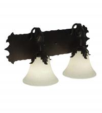 Meyda White 146392 - 20" Wide Dolce 2 Light Wall Sconce
