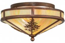 Meyda White 150786 - 16"W Tamarack Flushmount