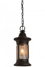 Meyda White 151877 - 8"W Camp Uncas Lantern Pendant