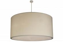 Meyda White 154708 - 72"W Cilindro White Textrene Pendant