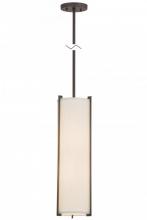 Meyda White 161058 - 7"W Cilindro Mini Pendant