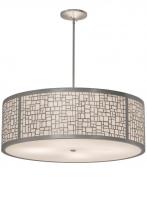 Meyda White 178212 - 36" Wide Cilindro Deco Pendant