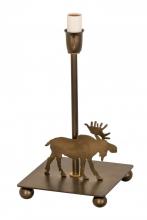 Meyda White 179117 - 10.5"H Lone Moose Table Base