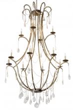 Meyda White 182547 - 54"W Kaitlynn 12 LT Two Tier Chandelier