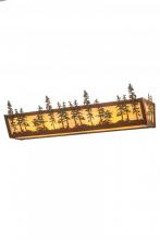 Meyda White 185635 - 30"W Tall Pines Vanity Light