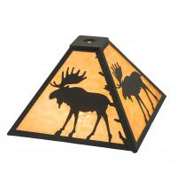 Meyda White 187274 - 12" Square Moose Shade