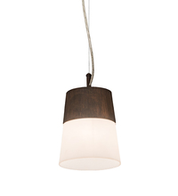 Meyda White 191792 - 7" Wide Cilindro Ibrido Mini Pendant