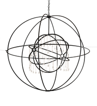 Meyda White 213417 - 60" Wide Atom Enerjisi Hanging Sculpture