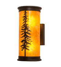 Meyda White 213430 - 6" Wide Tall Pines Wall Sconce