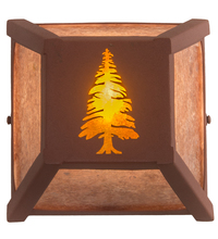 Meyda White 213699 - 7" Wide Tall Pines Wall Sconce