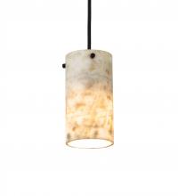 Meyda White 235318 - 4" Wide Cilindro Jadestone Mini Pendant