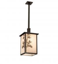 Meyda White 236275 - 12" Square Hyde Park Bambuseae Pendant