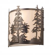 Meyda White 240270 - 12" Wide Tall Pines Wall Sconce