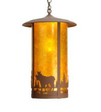 Meyda White 28792 - 16" Wide Fulton Moose Creek Pendant