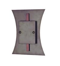 Meyda White 66619 - 10"W Mission Tye Wall Sconce