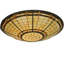 Meyda White 81546 - 48"W Fleur-de-Lite Shade