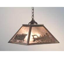 Meyda White 98688 - 16" Square Train Pendant