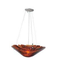 Meyda White 99643 - 18" Wide Metro Fusion Torta Inverted Pendant